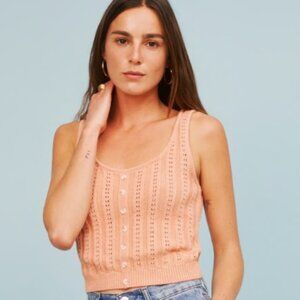 Reformation Dios Sweater Tank Top